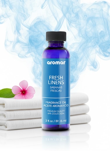 Aromar Spa Aromatic Oil &ndash; Fresh Linens Fragrance, 59.15ml
