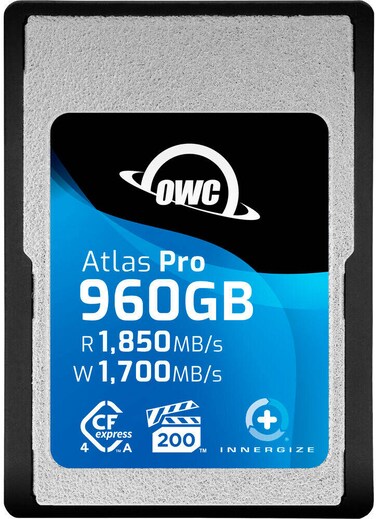 OWC 960GB Atlas Pro CFexpress 4.0 Type A Memory Card 1850MB/S (International Version)