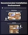 SwitchBot Video Doorbell Camera Wireless with Monitor, No Subscription, 4.3 Inch Screen, Battery Powered, Head-to-Toe View, 2K FHD, 2-Way Audio, Motion Detection, Works with Alexa/Goole/Home Assistant