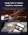 SwitchBot Video Doorbell Camera Wireless with Monitor, No Subscription, 4.3 Inch Screen, Battery Powered, Head-to-Toe View, 2K FHD, 2-Way Audio, Motion Detection, Works with Alexa/Goole/Home Assistant