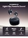OpenDots ONE Open Ear Headphones Bone Conduction Headphones, Premium Dolby Audio 6.5g Clip On Earbuds 40 hrs Playtime, Bluetooth 5.4, Wireless Earphones with Mic, Fast Charging, IP54, with Cleaning Cloth, Commuting black black