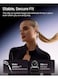 OpenDots ONE Open Ear Headphones Bone Conduction Headphones, Premium Dolby Audio 6.5g Clip On Earbuds 40 hrs Playtime, Bluetooth 5.4, Wireless Earphones with Mic, Fast Charging, IP54, with Cleaning Cloth, Commuting black black
