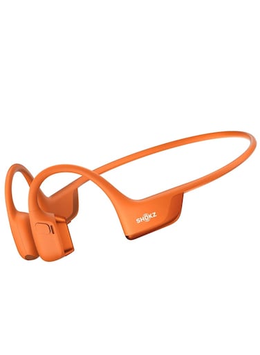 OpenRun Pro 2 Mini Wireless Open-Ear Sports Headphones &ndash; Bluetooth 5.2, Bone Conduction, Lightweight Sweatproof Earphones with Mic, Fast Charging, Premium Deep Bass Orange