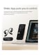 OpenFit 2 Open-Ear Headphones, True Wireless Bluetooth Earphones with Microphone, Earhook Earbuds with 48 Hours of Playtime, USB-C Fast Charging, IP55 Water-Resistant, with Carrying bag black