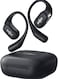 OpenFit Open-Ear True Wireless Bluetooth Headphones with Microphone, Earbuds with Earhooks, Sweat Resistant, Fast Charging, 28HRS Playtime (Black) Black