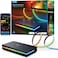 Govee HDMI 2.1 Sync Box Kit 2, AI Sync Box with TV Backlight,Supports 8K@60Hz, 4K@144Hz, VRR and ALLM, Works with Matter, RGBIC LED Strip for 55-65 inch TVs, 75 LEDs/m