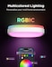 Govee LED Ceiling Light, Smart RGBIC Ceiling Light 2400LM Work with Matter, Alexa &amp; Google Assistant, for Bedroom Living Room Kitchen, Square, 30cm [Energy Class F]