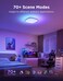 Govee LED Ceiling Light, Smart RGBIC Ceiling Light 2400LM Work with Matter, Alexa &amp; Google Assistant, for Bedroom Living Room Kitchen, Square, 30cm [Energy Class F]