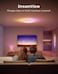 Govee RGBIC LED Ceiling Light, 38 cm Smart Ceiling Lamp, 4300 lm Dimmable LED Ceiling Light, 48.5 W, Work with Matter, Alexa, Google Assistant, Interior Light for Living Room, Bedroom, Kitchen