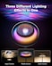Govee Uplighter Floor Lamps Tri-Zone Independent, RGBIC Warm&amp;Cold White Ripple Lighting Lamp Works with Matter and Alexa, 80+Scene Modes, 1000 LM, 2700-6500K, Ideal for Living Room, Bedroom, Office