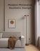 Govee Uplighter Floor Lamps Tri-Zone Independent, RGBIC Warm&amp;Cold White Ripple Lighting Lamp Works with Matter and Alexa, 80+Scene Modes, 1000 LM, 2700-6500K, Ideal for Living Room, Bedroom, Office