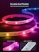 Govee RGBIC Alexa LED Strip Light, 5m Smart WiFi App Control, Alexa and Google Assistant Compatible, Music Sync LED Lights for Bedroom, Living Room [Energy Class G]
