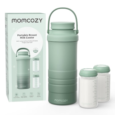 Momcozy - Portable Breast Milk Cooler - Green - 650 ml