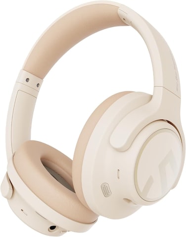 SoundPEATS Space Hybrid Active Noise Cancellation Headphones, Over Ear Headphones with 123H Playtime, Wireless Bluetooth Headset with Deep Bass, Hi-Res Audio, Multipoint Connection&amp;App Customize EQ