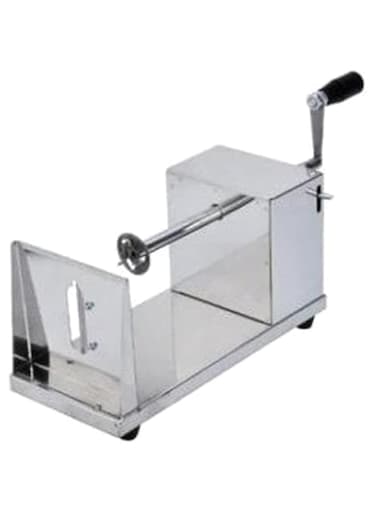 Dubai Gallery 1 Pc Stainless Steel Twist Potato Slicer Spiral Vegetable Cutter Kitchen Tool Multicolour