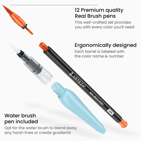 Real Brush Pens&reg; - Set of 12