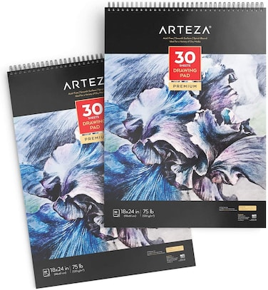 Drawing Pad, 18" x 24", 30 Sheets - Pack of 2