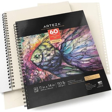 Mixed Media Pad, 11 x 14 inch, (180gsm), 60 sheets, 1 pack