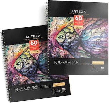Mixed Media Pad, 11" x 14", 60 Sheets - Pack of 2