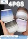 4pcs Double Walled Espresso Coffee Cups Handcrafted Ceramic Tea Chinese Kung Fu Mug Cup Set