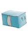 Folding Clothes Storage Bag Blue 48x28x50cm