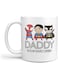 Your Wall Daddy You'Re My Superhero Mug Fathers Day Dad Birthday Gift For Him Daddy Present 11Oz Tea Coffee Cup Mug By Spoil Your Wall