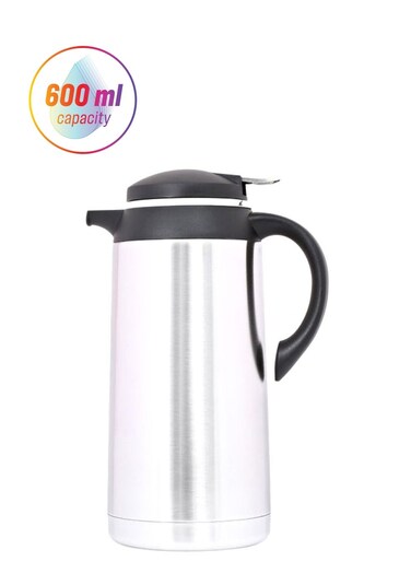 Stainless Steel Regal Flask 20oz Silver/Black