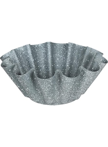 Marble Neoflam,Flower Bake Pan, Granite coating,(20 * 20 * 8cm),Grey Color