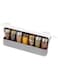 Tazweeq Spice Rack Organizer, Under-Shelf Kitchen Cabinet Storage Solution for Spices, Grey