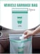 Self Adhesive Trash Bags 15 Pcs,Waterproof Car Garbage Bag Disposable Trash Bags Leak Proof,Vomit Bags For Cars,Kitchens,Bedrooms,Study Rooms,Travel,Camping,Office