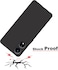 Oppo Reno8 T 5G Case Cover Rubberized Matte Soft Silicone Thin TPU with Camera Protection Anti-Scratch Slim Fit Flexible Back Case Cover for Oppo Reno 8T Black