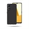 Oppo Reno8 T 5G Case Cover Rubberized Matte Soft Silicone Thin TPU with Camera Protection Anti-Scratch Slim Fit Flexible Back Case Cover for Oppo Reno 8T Black