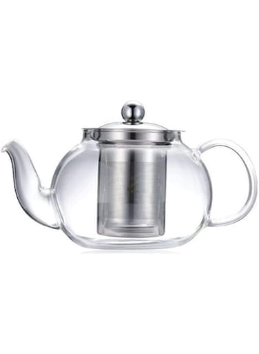1000ml Glass Teapot with Stainless Steel Strainer