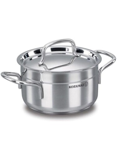 Korkmaz Stainless Steel Pot Alfa 16Cm