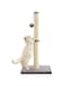 NeoStyle Cat Scratching Post for Indoor Cats,Cat tree with Sisal Rope Durable,Cat Scratcher with Hanging Ball and Mouse Toy (32 inches/80cm Tall, Grey)