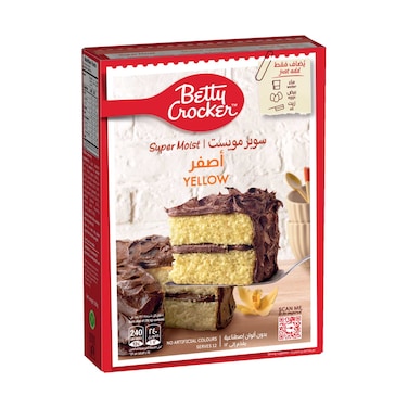 بيتي كروكر سوبر مويست   مزيج كيك أصفر ٥٠٠ غرام