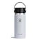 Hydro Flask White Wide Mouth Insulated Coffee Flask, 470 ml