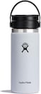 Hydro Flask White Wide Mouth Insulated Coffee Flask, 470 ml