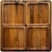 Teakhaus 5 Piece Teakwood Serving Set - 100% Sustainable &amp; Durable