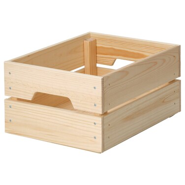 Wooden Crate, Pine, 23x31x15 cm