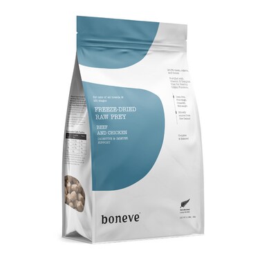 Boneve Freeze-Dried Raw Prey Beef &amp; Chicken Dry Cat Food
