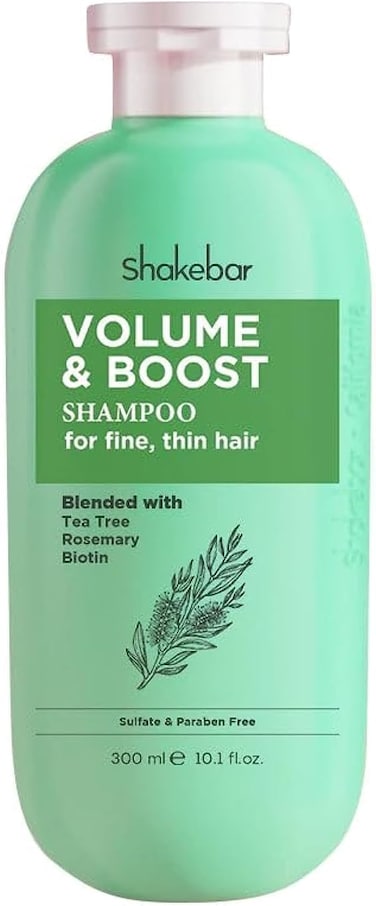 Volume and Boost Hair Shampoo Fine Thin Hair Blended with Tea Tree Rosemary and Biotin 300 ml