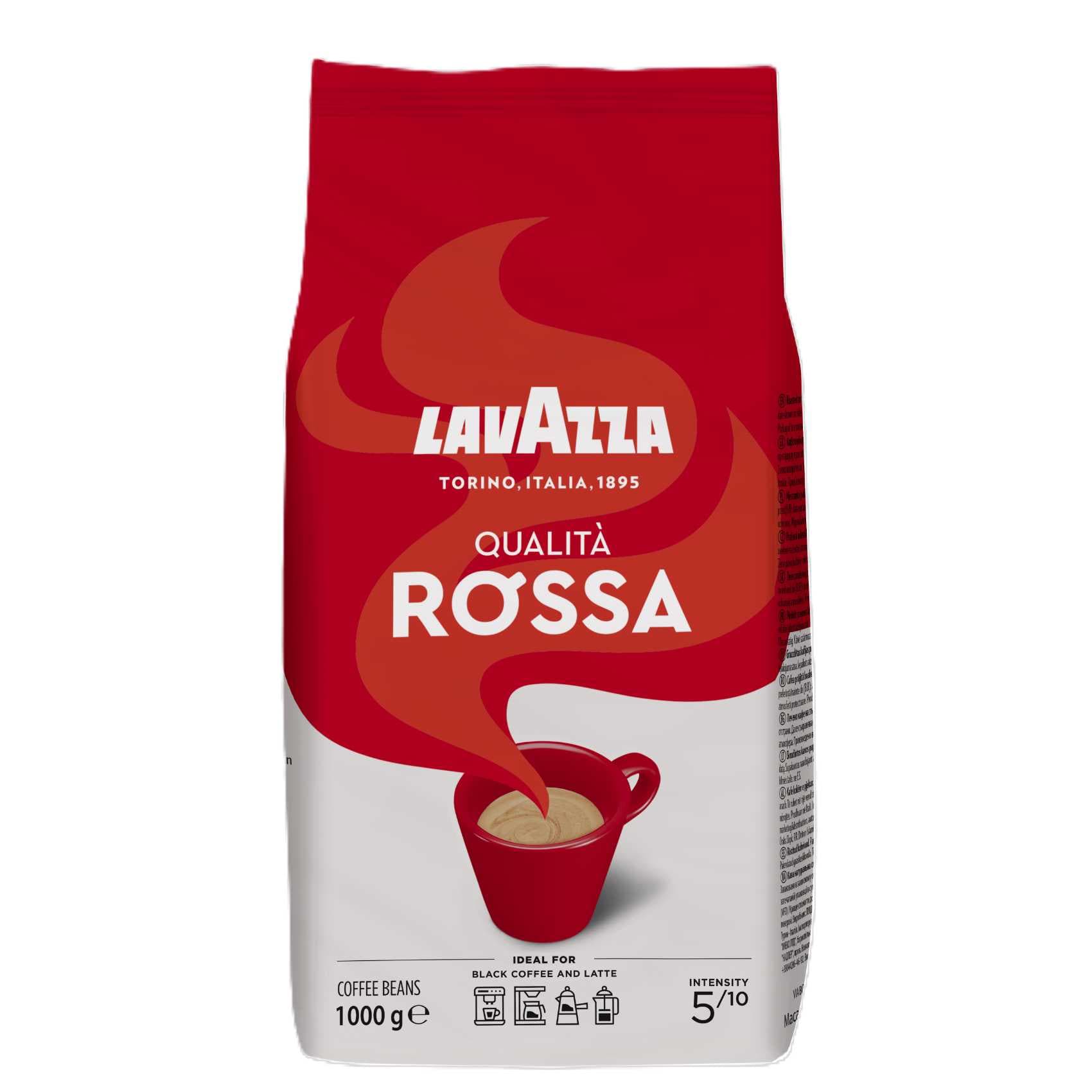 Buy Lavazza Qualita Rossa Medium Roast Coffee Beans, 1kg Online