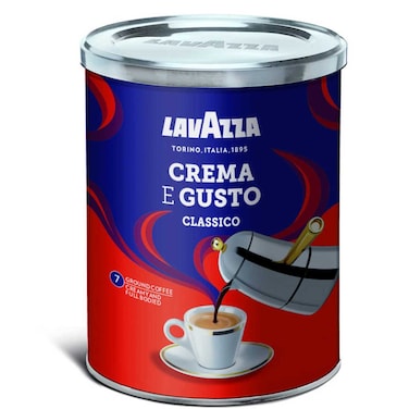 Lavazza Crema E Gusto Classico Ground Coffee, 250g