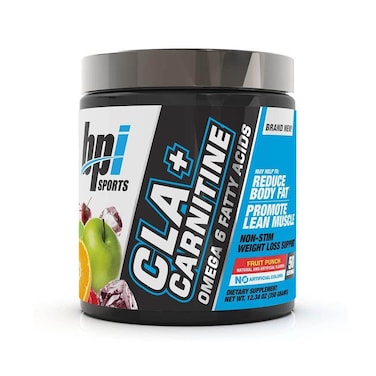 BPI Sports CLA + Carnitine Powder Fruit Punch 50 Servings