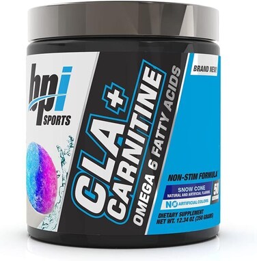 BPI Sports Best BCAA Shredded, Caffeine-Free Thermogenic Recovery Formula, BCAA Powder, Lean Muscle Building, Accelerated Recovery, Weight Loss, Hydration, Snow Cone, 25 Servings, 9.7 Oz