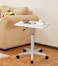 Desk Mobile Table for Sofa, Bedside, and Office &ndash; Adjustable Height Laptop &amp; Worktable for Home Office, Standing &amp; Sitting Use" White