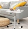 Desk Mobile Table for Sofa, Bedside, and Office &ndash; Adjustable Height Laptop &amp; Worktable for Home Office, Standing &amp; Sitting Use" White