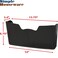 Simple Houseware 5 Pack - Single Pocket Wall Mount File Holder, Assorted Color
