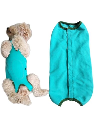 Dog&rsquo;s Recovery Suit Post Surgery Shirt for Puppy, Wound Protective Clothes for Little Animals (X-Small)